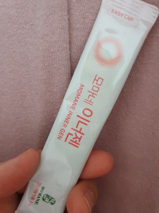 [모마네] 이너뷰티 히알루론산 비오틴 코큐텐 저분자피쉬콜라겐 - 3 g 30포 ★석류맛 — 4점을 준 리뷰어가 2021년 12월 올린 사용 사진
