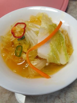 셰프애찬 단호박 백김치 1kg — 5점을 준 리뷰어가 2022년 10월 올린 사용 사진