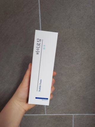[바이로담] 저자극 약산성버블 폼 폼클렌징 150ml — 5점을 준 리뷰어가 2021년 3월 올린 사용 사진