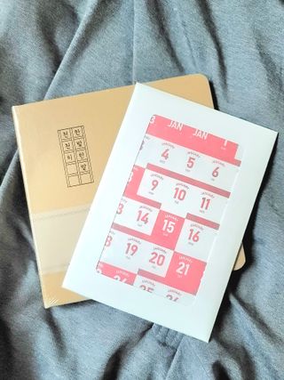 리훈 2023년 하고싶은말다이어리 (세로/정사각 중 택 1, 베이지/블루 중 택 1) — 5점을 준 리뷰어가 2023년 2월 올린 사용 사진