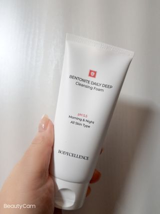 바디셀런스 벤토나이트 데일리 약산성 딥클렌징폼 120ml — 3점을 준 리뷰어가 2022년 1월 올린 사용 사진