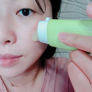 성분에디터 원더바스 카밍 캡슐 클리어 선 — 5점을 준 리뷰어가 2021년 7월 올린 사용 사진