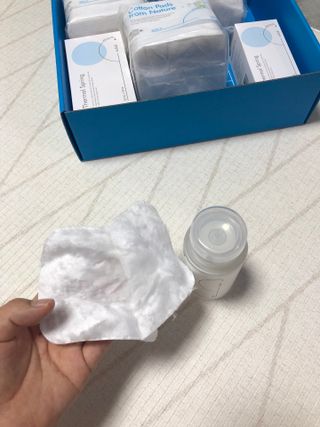 설랩수앤슈, 직접 만들어 쓰는 아기 물티슈 — 5점을 준 리뷰어가 2021년 7월 올린 사용 사진