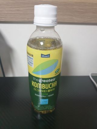 더그레잇티 콤부차 [매일유업] 더그레잇티 44kcal 콤부차 300ml *12개입 (오리지널 6개+베리리치 6개) — 5점을 준 리뷰어가 2023년 7월 올린 사용 사진