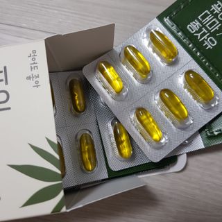 먹어도좋아 퓨어대마종자유 — 5점을 준 리뷰어가 2021년 11월 올린 사용 사진