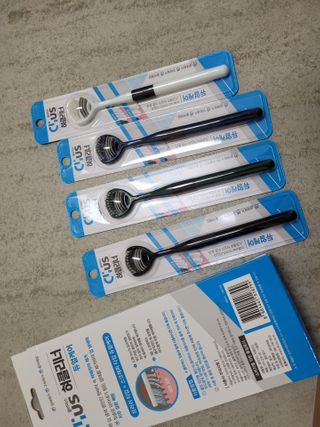 크리오 클리어스 혀백태제거 구취관리 혀클리너 — 5점을 준 리뷰어가 2021년 2월 올린 사용 사진