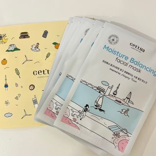 세뚜아(Cettua) [세뚜아] 모이스처 밸런싱 페이셜 마스크 Cettua Moisture Balancing Facial Mask 5매 — 5점을 준 리뷰어가 2024년 3월 올린 사용 사진