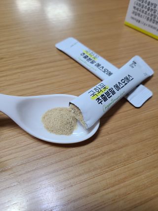 체인미 국화꽃 추출분말 에스오에스 곡류효소 과일채소 17종 혼합 분말 스틱 — 5점을 준 리뷰어가 2021년 11월 올린 사용 사진