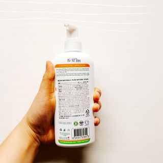 알레바 내츄럴 데일리 수딩 모이스처라이저럴 아기 로션 — 5점을 준 리뷰어가 2021년 2월 올린 사용 사진