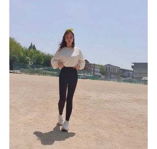 [딕시] 힙 플랙션 레깅스 HIP FLEXION Leggings — 5점을 준 리뷰어가 2022년 5월 올린 사용 사진