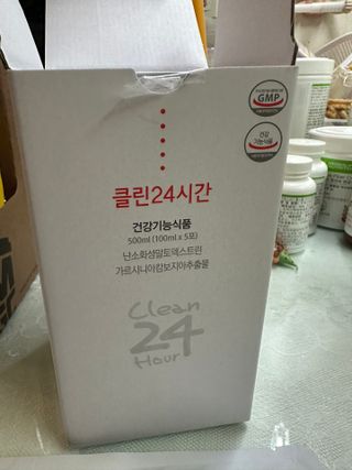 클린24시간 1BOX(5포) + 전용보틀(500ml) — 5점을 준 리뷰어가 2023년 7월 올린 사용 사진