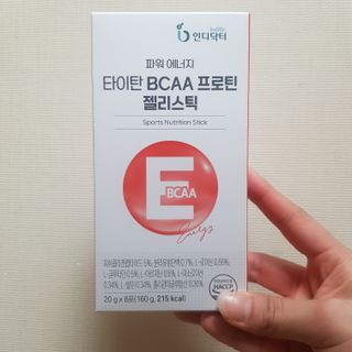 [인디닥터] 타이탄 BCAA 프로틴 젤리스틱 — 5점을 준 리뷰어가 2022년 5월 올린 사용 사진
