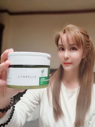 랑벨 랑바이오 블랙 시카 퀵 패드 100매 (3초 쿨링/3분 흡수, 블랙비 프로폴리스/시카 4종 함유, 대용량) — 4점을 준 리뷰어가 2022년 3월 올린 사용 사진
