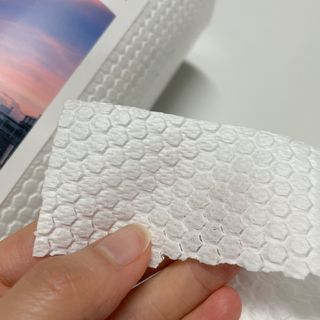 부직포나라 중금속유해물질ZERO 뜯어쓰는 주방 일회용수세미 60매 2매 — 4점을 준 리뷰어가 2022년 12월 올린 사용 사진