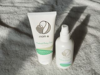 mom e 맘이 내추럴 베이비 케어 크림+바디오일 — 5점을 준 리뷰어가 2021년 2월 올린 사용 사진