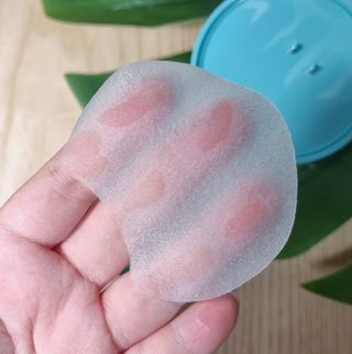 리더스코스메틱 리더스 카밍 바이오틱스 퀵 수딩 패드 — 5점을 준 리뷰어가 2022년 6월 올린 사용 사진