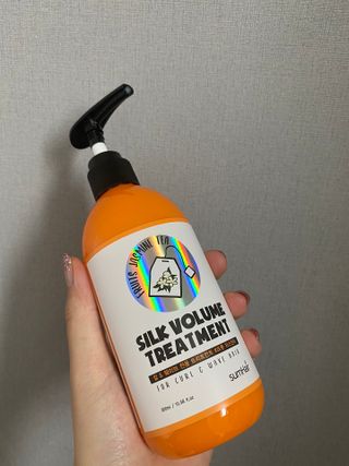 썸헤어 / SUMHAIR 썸헤어 실크 볼륨 샴푸+트리트먼트 프룻자스민티 — 4.5점을 준 리뷰어가 2021년 6월 올린 사용 사진