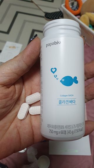 파파비오랩 승무원 콜라겐 콜라겐바다 — 5점을 준 리뷰어가 2021년 1월 올린 사용 사진