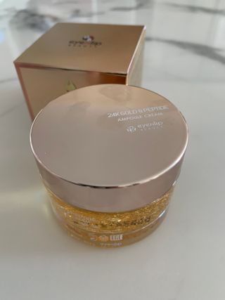 아이앤립 / EYENLIP 아이앤립 24K 골드 N 펩타이드 앰플 크림 — 5점을 준 리뷰어가 2021년 3월 올린 사용 사진