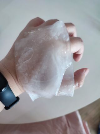 닥터마시멜로 닥터마스멜로 마블러스 아쿠아 클리닉 마스크 — 5점을 준 리뷰어가 2021년 7월 올린 사용 사진