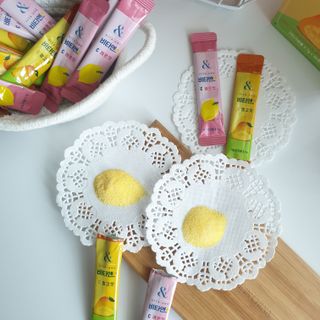 비타앤C 레몬맛, 망고맛 — 5점을 준 리뷰어가 2021년 4월 올린 사용 사진