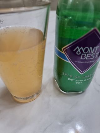 몽베스트 Montbest with Sparkling water Plain 20병 — 5점을 준 리뷰어가 2022년 6월 올린 사용 사진