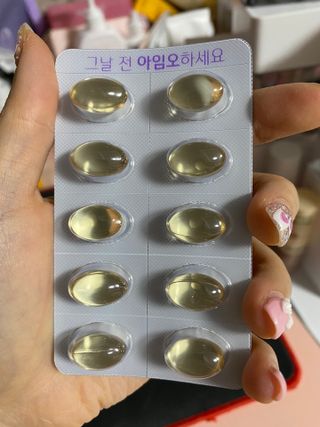 [입 터짐 방지템] 아임오 그날 전 보라지유 100퍼센트 60캡슐 1박스 — 5점을 준 리뷰어가 2023년 3월 올린 사용 사진