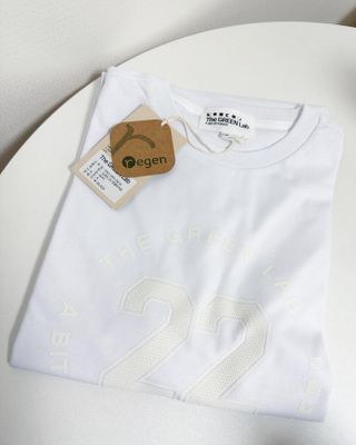 더그린랩 WOMEN TWIST MODAL SHORT SLEEVE — 5점을 준 리뷰어가 2023년 6월 올린 사용 사진