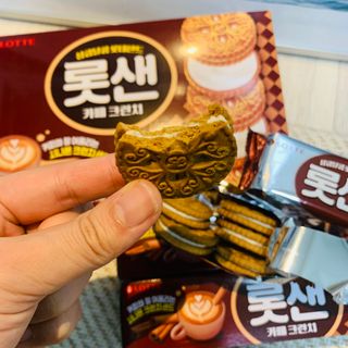 롯데제과 롯샌 카페크런치 — 5점을 준 리뷰어가 2021년 10월 올린 사용 사진