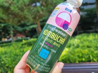더그레잇티 콤부차 [매일유업] 더그레잇티 44kcal 콤부차 300ml *12개입 (오리지널 6개+베리리치 6개) — 5점을 준 리뷰어가 2023년 8월 올린 사용 사진