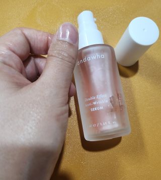 산다화 더블 이펙트 안티 링클 세럼 50ml — 5점을 준 리뷰어가 2023년 2월 올린 사용 사진