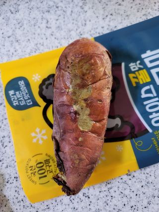 해뜨온 간편달콤 아이스 꿀맛군고구마80gx10개 — 5점을 준 리뷰어가 2021년 10월 올린 사용 사진