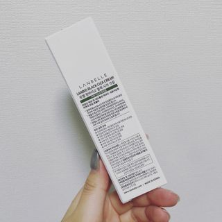 랑벨 랑바이오 블랙 시카 크림 50ml(블랙비 프로폴리스, 시카 4종, 판테놀 10 함유) — 5점을 준 리뷰어가 2023년 2월 올린 사용 사진