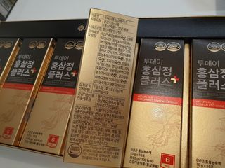서울약사신협_투데이홍삼정플러스스틱_10g x 60포 — 5점을 준 리뷰어가 2021년 6월 올린 사용 사진