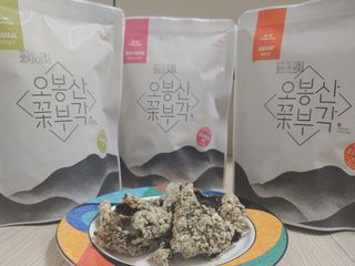 오봉산꽃부각 [만나식품] 오봉산 꽃부각 3가지 맛(오리지널, 새우맛, 매운고추맛) — 5점을 준 리뷰어가 2023년 1월 올린 사용 사진