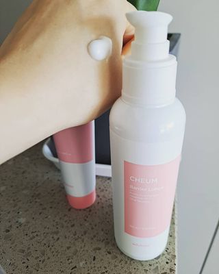 화이트리 채움 베리어 로션, 베리어 크림 세트 — 5점을 준 리뷰어가 2021년 1월 올린 사용 사진