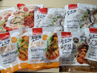 굽네몰 [굽네] 소스가 맛있는 닭가슴살 슬라이스 4종 — 5점을 준 리뷰어가 2021년 12월 올린 사용 사진