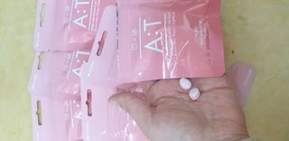 입 냄새 완화에 도움을 주는 에티켓 캔디 복숭아맛 앳캔디 — 5점을 준 리뷰어가 2020년 12월 올린 사용 사진