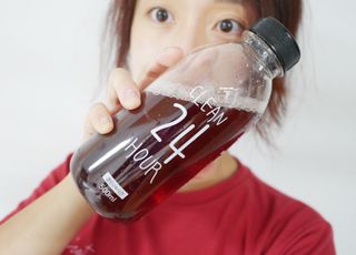 클린24시간 1BOX(5포) + 전용보틀(500ml) — 5점을 준 리뷰어가 2022년 10월 올린 사용 사진