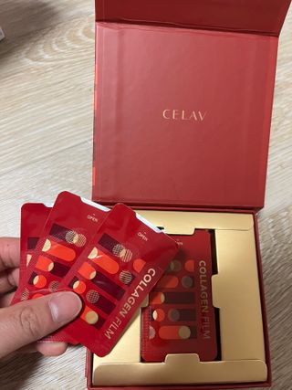 프리마인 귀족의 콜라겐, 92배 흡수율. 럭셔리 프리미엄 셀라브 콜라겐필름 30매 — 5점을 준 리뷰어가 2022년 5월 올린 사용 사진
