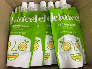 JEJUFEEL 풋풋한 제주담은 청귤에이드 — 5점을 준 리뷰어가 2022년 9월 올린 사용 사진