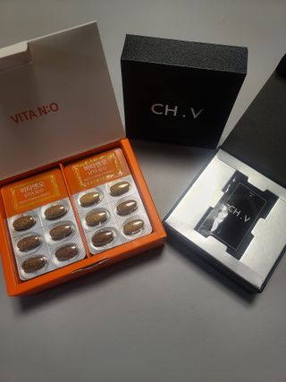 프리마인 먹는건 초간편, 영양소와 흡수율까지 챙겨야 백점.예뻐지는 완벽레시피 비타앤오 30정/CH.V콜라겐필름 30매 — 5점을 준 리뷰어가 2021년 8월 올린 사용 사진