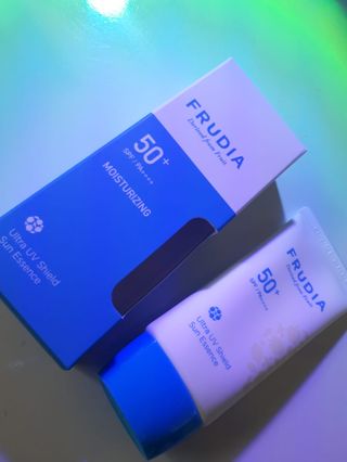 [후르디아] 혼합자차 선 에센스+톤업 선크림 2종 — 5점을 준 리뷰어가 2021년 8월 올린 사용 사진