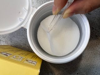 산다화 비타민씨 화이트닝 토너 패드 — 4점을 준 리뷰어가 2023년 6월 올린 사용 사진