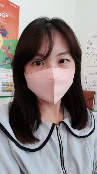 [애니가드] 셋업 메베마스크라이트  (대형 4컬러 + 중형 4컬러) — 3점을 준 리뷰어가 2022년 7월 올린 사용 사진