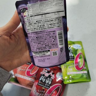 ORIHIRO 오리히로 곤약젤리 제로칼로리 130g 4종 4팩(맛별로 1팩씩) — 4점을 준 리뷰어가 2023년 1월 올린 사용 사진