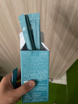 클린24시간 슬림앤유산균 1박스 (3.5g X 15포) — 5점을 준 리뷰어가 2022년 8월 올린 사용 사진