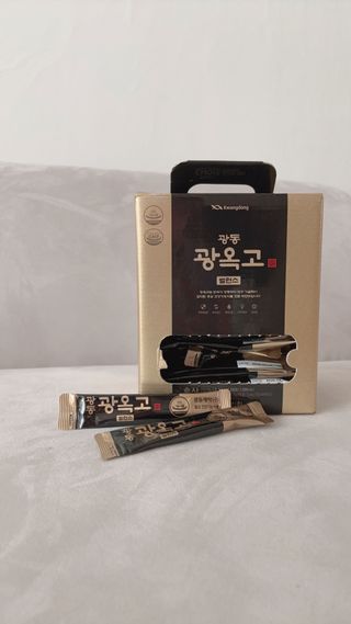 광동생활건강 MF[광동] 식약처 기능성 인정 건강기능식품, 광동 광옥고 밸런스 10mL * 100포 — 5점을 준 리뷰어가 2024년 6월 올린 사용 사진