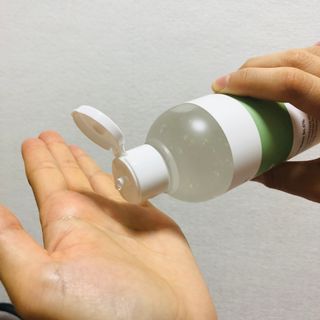 나나스킨 하이드로릴렉싱토너 — 5점을 준 리뷰어가 2021년 10월 올린 사용 사진