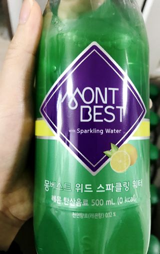 몽베스트 Montbest with Sparkling water Lemon OR Lime 20병(랜덤) — 5점을 준 리뷰어가 2021년 10월 올린 사용 사진